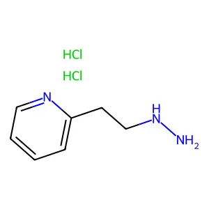 Pyridine, 2-(2-hydrazinoethyl)-, dihydrochloride structure