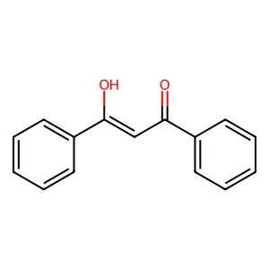 3-Hydroxy-1,3-diphenyl-propenone structure