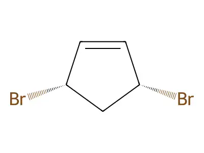 3,5-Dibromocyclopentene structure