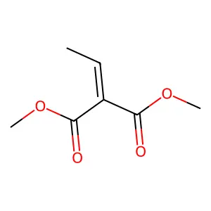 Dimethyl ethylidenemalonate structure