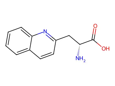 3-(2-Quinolyl)-DL-alanine structure