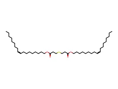 3-(3-9-十八碳烯氧基-3-氧丙基)硫基丙酸-9-十八碳烯酯 structure