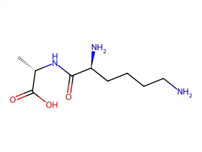 Lysylalanine structure