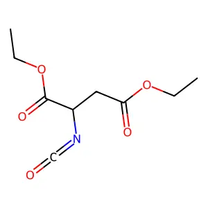 Diethyl isocyanato succinate structure