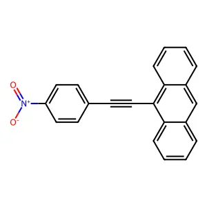 9-(4-Nitrophenylethynyl)anthracene structure