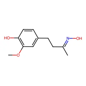 4-(3-Hydroxyiminobutyl)-2-methoxyphenol structure