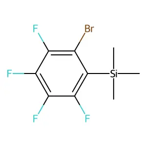 (2-Bromo-3,4,5,6-tetrafluorophenyl)(trimethyl)silane structure