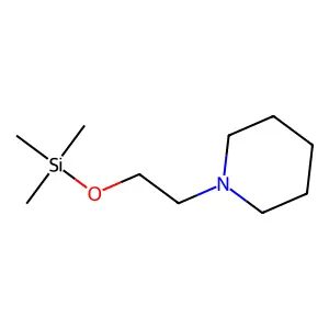 Piperidine, 1-(2-(trimethylsiloxy)ethyl)- structure