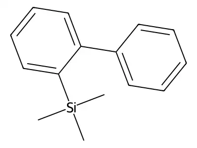 2-(Trimethylsilyl)biphenyl structure