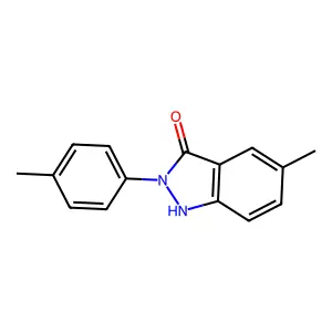 5-methyl-2-(4-methylphenyl)-1H-indazol-3-one structure