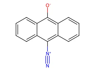 10-Diazonioanthracen-9-olate structure