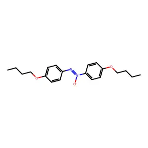 1,2-双(4-丁氧基苯基)二氮烯-1-氧化物 structure