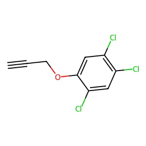 2-(2,4,5-三氯苯基)丙炔基醚 structure