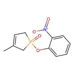 3-Methyl-1-(2-nitrophenoxy)-2,5-dihydro-1H-1lambda~5~-phosphol-1-one structure