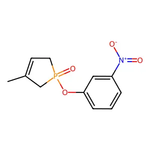 3-Methyl-1-(3-nitrophenoxy)-2,5-dihydro-1H-1lambda~5~-phosphol-1-one structure