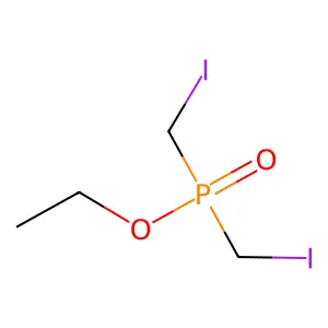 Ethyl bis(iodomethyl) phosphinate structure