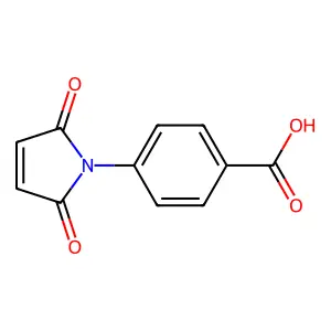 4-(2,5-二氢-2,5-二氧代-1H-吡咯-1-基)苯甲酸 structure