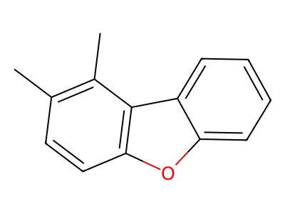Dimethyldibenzofuran structure