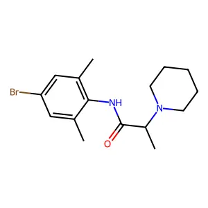 N-(4-Bromo-2,6-dimethylphenyl)-2-(piperidin-1-yl)propanamide structure