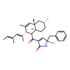 Oteromycin structure