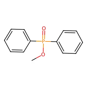 Methyl diphenylphosphinate structure