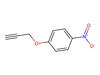 1-Nitro-4-(prop-2-ynyloxy)benzene structure