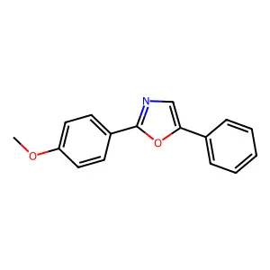 2-(4-Methoxyphenyl)-5-phenyl-1,3-oxazole structure
