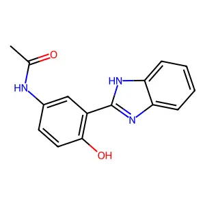 N-(3-(1H-Benzo[d]imidazol-2-yl)-4-hydroxyphenyl)acetamide structure