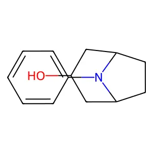 8-Azabicyclo(3.2.1)octan-3-ol, 8-phenyl- structure