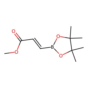 (E)-methyl 3-(4,4,5,5-tetramethyl-1,3,2-dioxaborolan-2-yl)acrylate structure