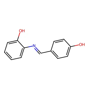 4-[(2-Hydroxyanilino)methylidene]cyclohexa-2,5-dien-1-one structure