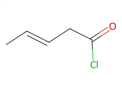 3-戊烯酰氯 structure