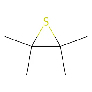 Tetramethylthiirane structure