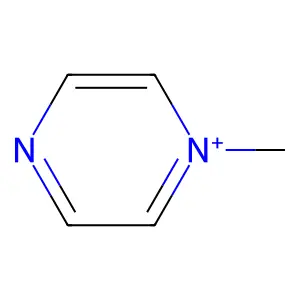 1-Methylpyrazin-1-ium structure