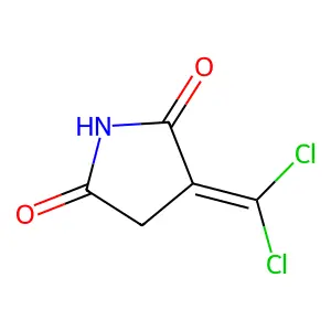 3-(Dichloromethylene)-2,5-pyrrolidinedione structure