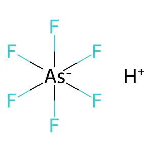 六氟砷酸盐 structure