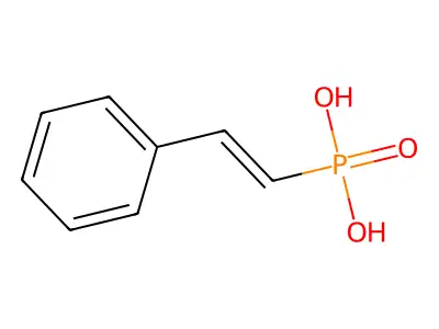 苯乙烯基膦酸 structure