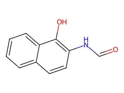 Formamide, N-(1-hydroxy-2-naphthyl)- structure