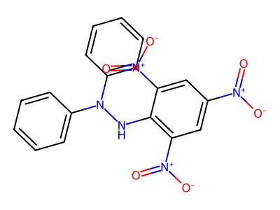 1,1-二苯基-2-苦基肼 structure