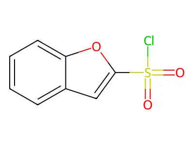 1-Benzofuran-2-sulfonyl chloride structure