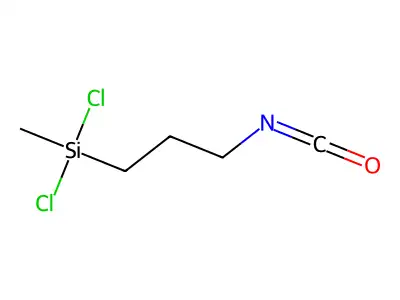 3-Isocyanatopropylmethyldichlorosilane structure