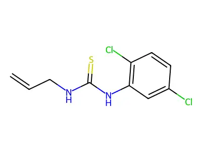 Urea, 1-allyl-3-(2,5-dichlorophenyl)-2-thio- structure