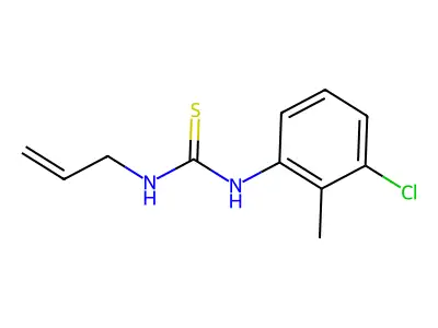 1-Allyl-3-(3-chloro-2-methylphenyl)-2-thiourea structure