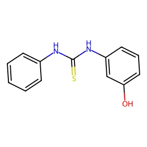 N-(3-Hydroxyphenyl)-N'-phenylthiourea structure