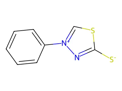 4-Phenyl-1,3,4-thiadiazol-4-ium-2-thiolate structure