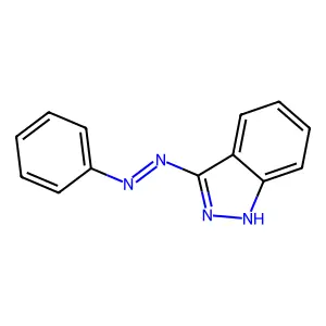 (3Z)-3-(2-Phenylhydrazinylidene)-3H-indazole structure