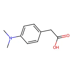 4-N,N-二甲氨基苯乙酸 structure