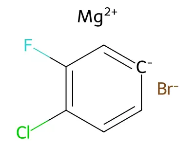 4-Chloro-3-fluorophenylmagnesium bromide structure