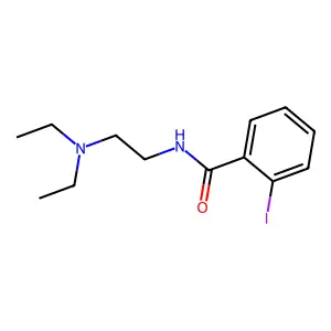 N-(2-(diethylamino)ethyl)-2-iodobenzamide structure