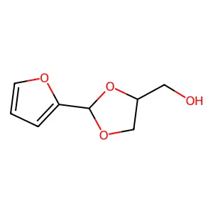 2-(2-Furanyl)-1,3-dioxolane-4-methanol structure